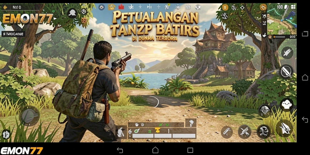 Gameplay seru di dunia terbuka EMON77 dengan berbagai petualangan.