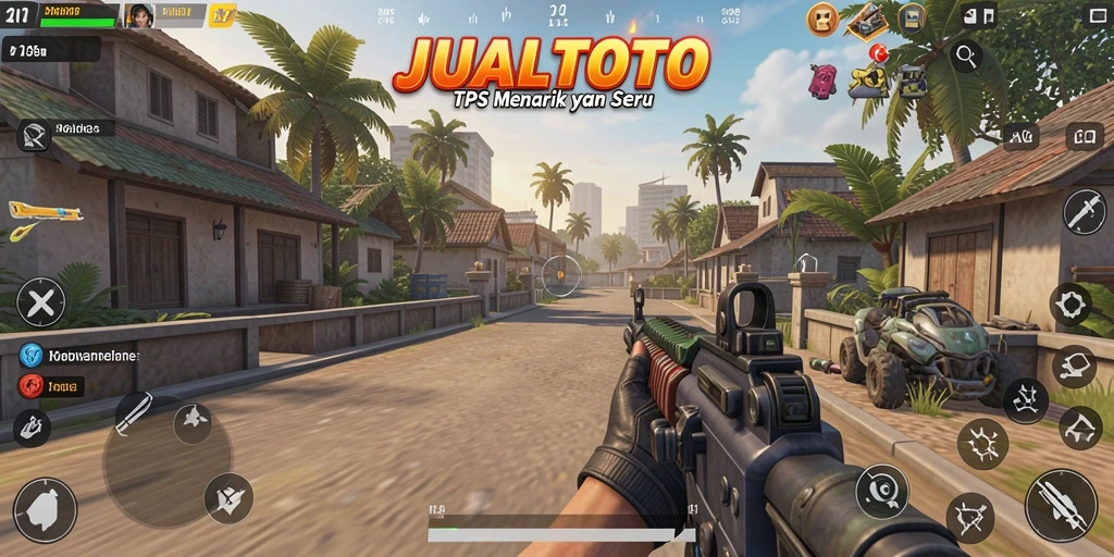Tampilan mendebarkan dari gameplay JUALTOTO yang penuh aksi.
