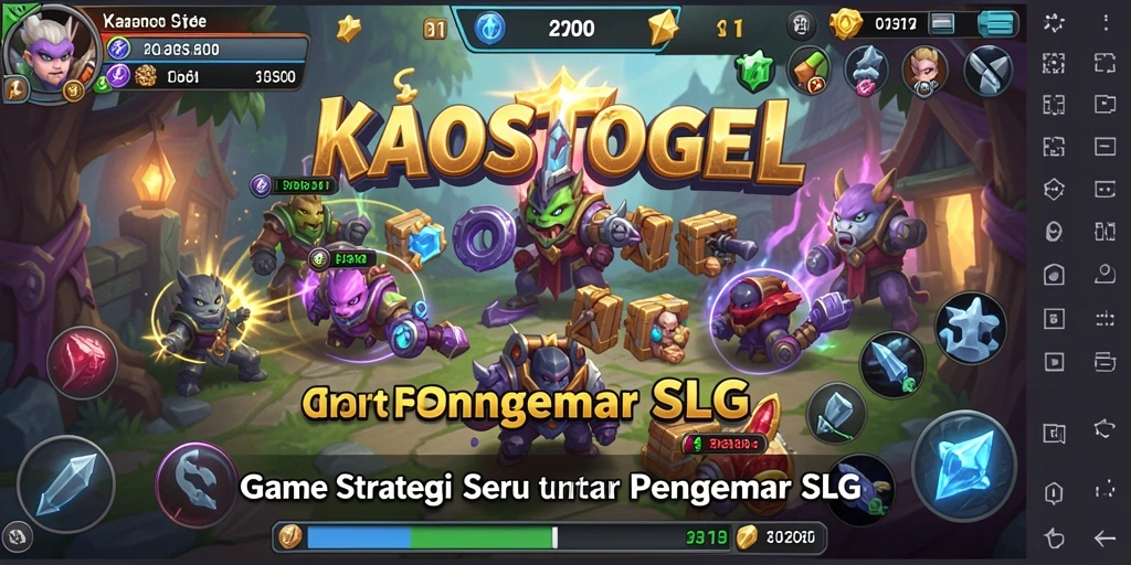 Tampilan gameplay KAOSTOGEL yang menegangkan dan penuh strategi.