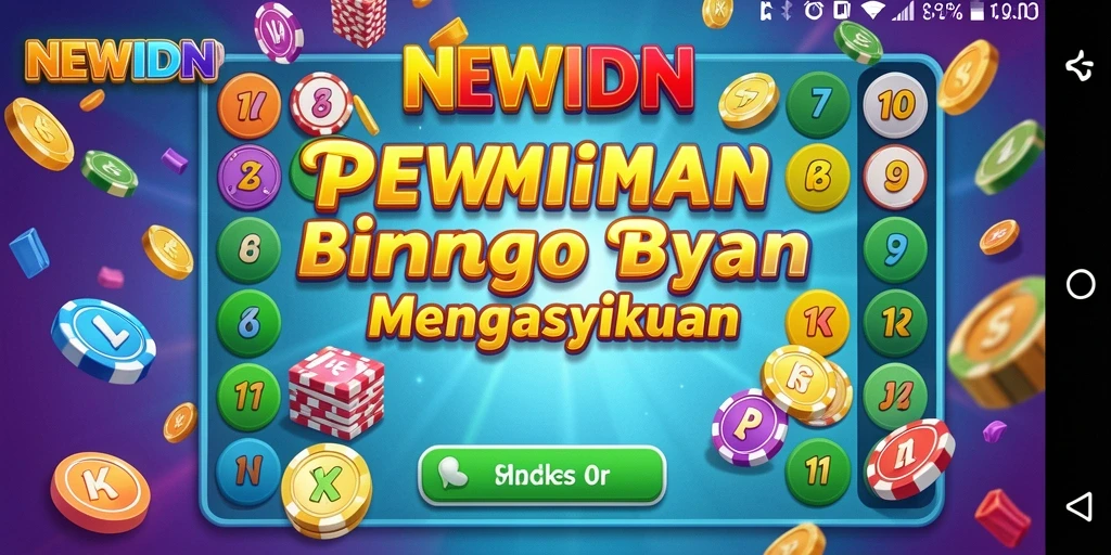 Tampilan menarik dari gameplay Bingo di NEWIDN.