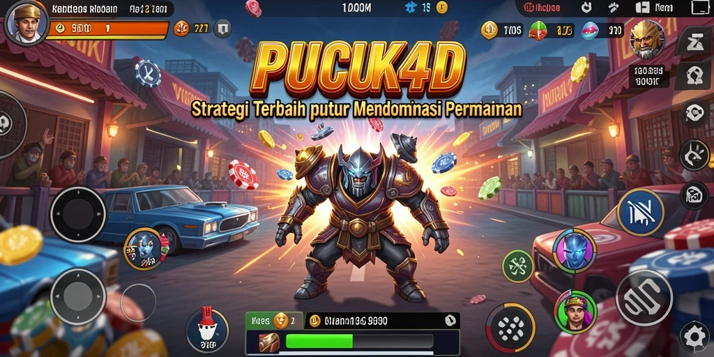 Tampilan mendebarkan dari gameplay strategis PUCUK4D.