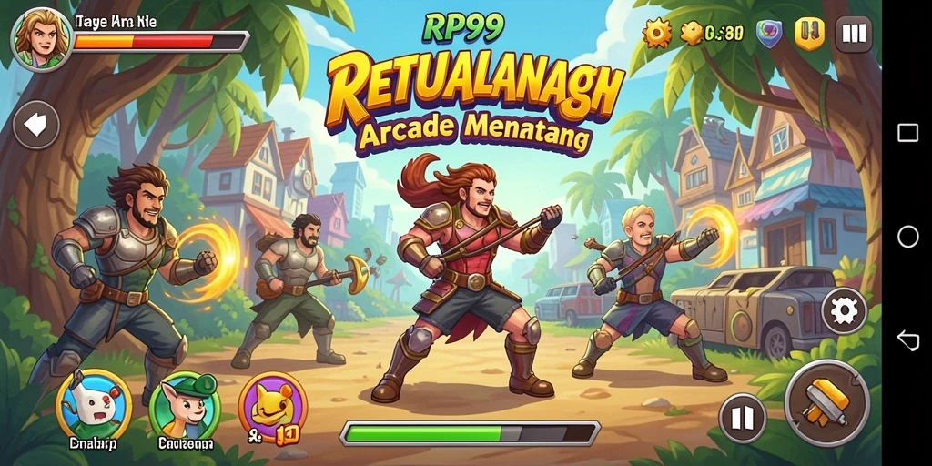 Tampilan gameplay seru dari RP99 yang menantang.