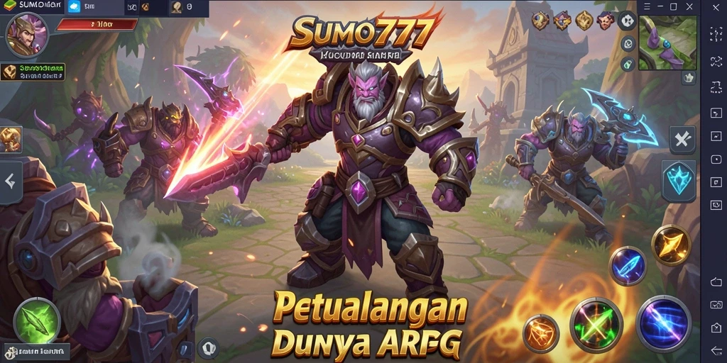 Tampilan gameplay seru dan menegangkan di SUMO777.